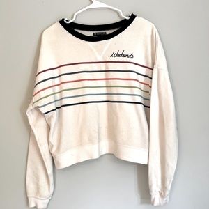 White Rainbow Sweater
